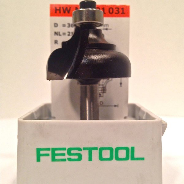 Festool Mulitprofilfräser HW Schaft 8 mm HW S8 D36,7/R6/R6, Art-Nr. 491031